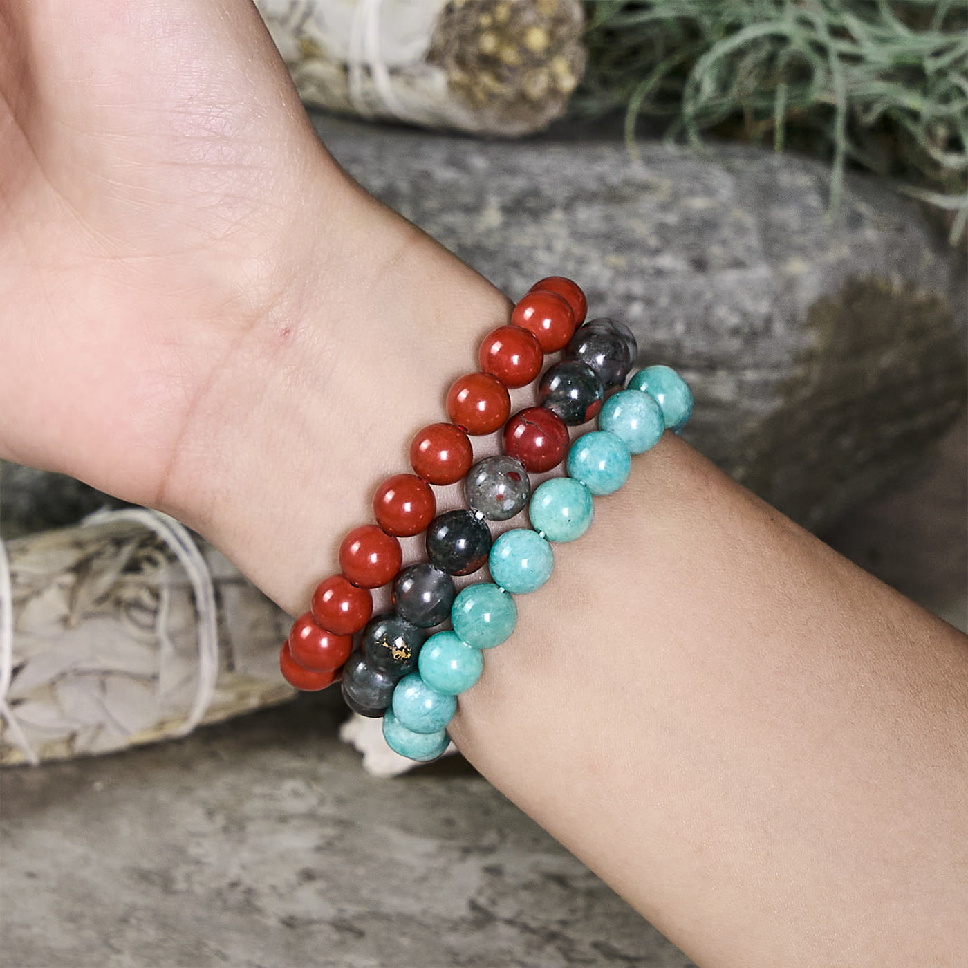 Olivenorma Stier – 20. April – 20. Mai – Sternzeichen-Armbandset mit Kristallen - image 1