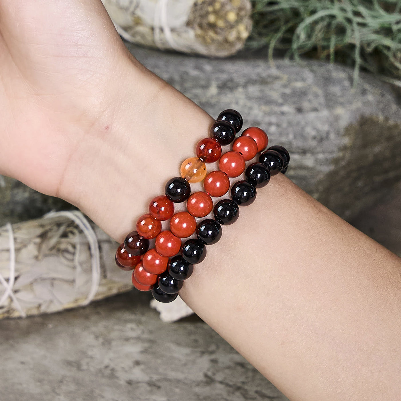 Olivenorma Leo – 23. Juli – 22. August – Sternzeichen-Armbandset mit Kristallen - image 1