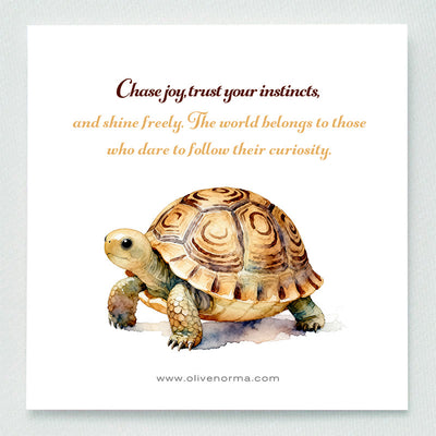 Olivenorma Ewige Reise Edelstein Schildkröte Edelstein Dekoration - image 1