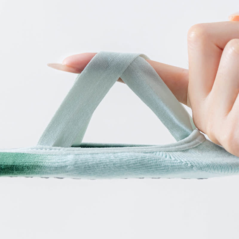 Olivenorma Fünf-Zehen-Gradienten-Yogasocken mit rutschfesten Riemen - image 18