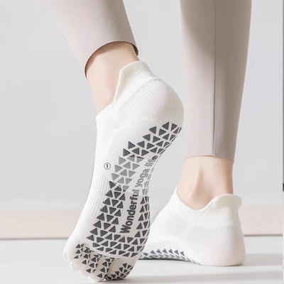 Olivenorma Fünf-Zehen-Yogasocken mit rutschfestem, offenem Schaft - image 13