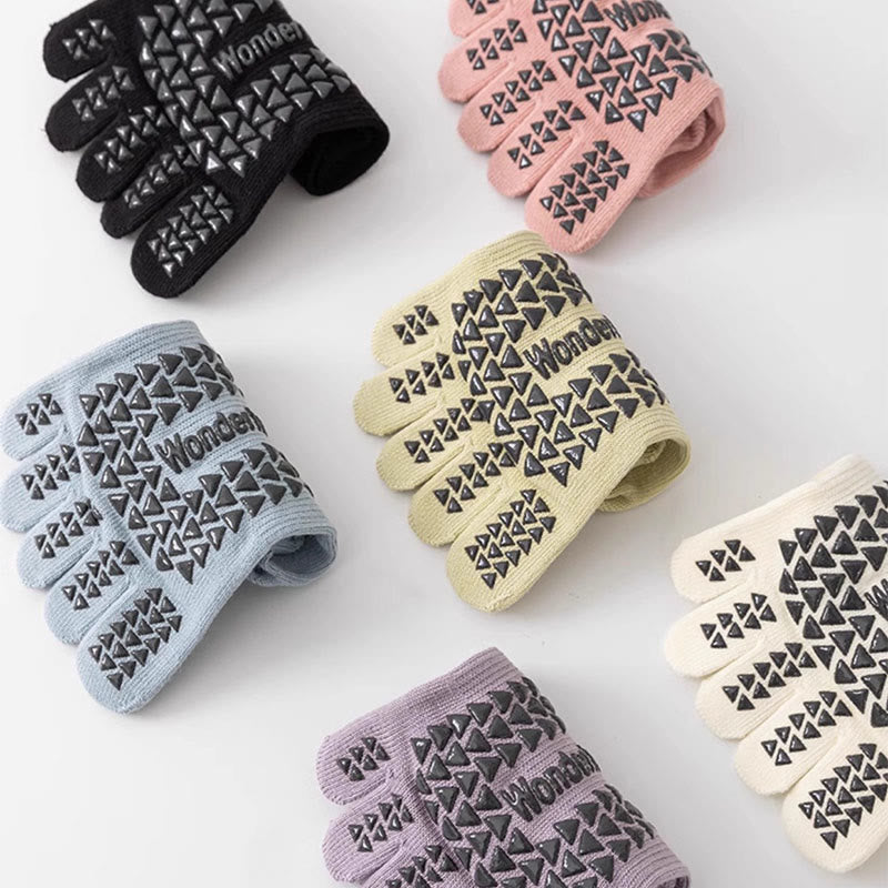 Olivenorma Fünf-Zehen-Yogasocken mit rutschfestem, offenem Schaft - Jede Farbe - 6 Paar (je ein Paar in jeder Farbe) - image 17