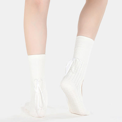 Olivenorma Fitness-Yoga-Socken mit Kordelzug, rutschfest und ohne Fersenriemen - image 9