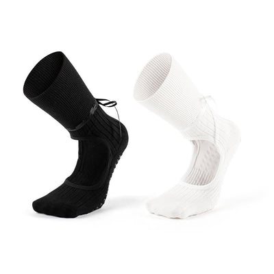 Olivenorma Fitness-Yoga-Socken mit Kordelzug, rutschfest und ohne Fersenriemen - image 7