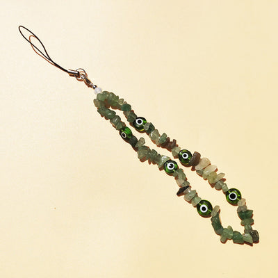 Olivenorma Modischer Schlüsselanhänger Kristall-Handygurt - Grüner Aventurin - image 8