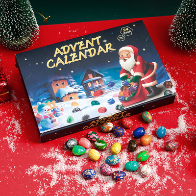 Olivenorma Kinder-Adventskalender aus Kristall-Natursteinen – Überraschungsbox - image 0