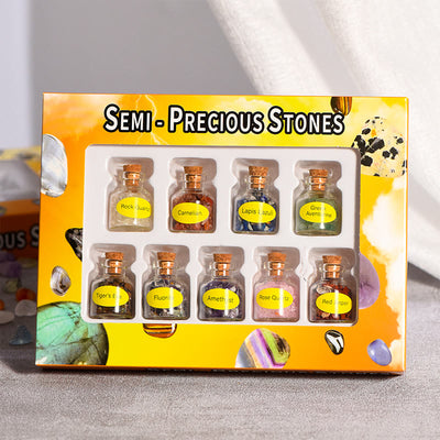 Olivenorma Naturkristall-Wunschflaschen-Set - Naturstein - image 0