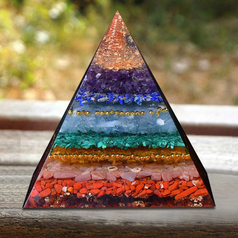 Olivenorma Natürliche Chakra Balance Orgon Pyramide