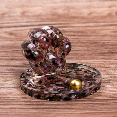 Olivenorma Naturstein Epoxy Katzenklaue Handyhalter - image 8