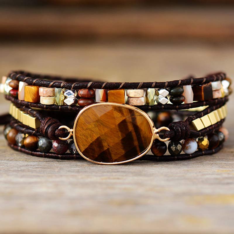 Olivenorma Tiger Eye Armband