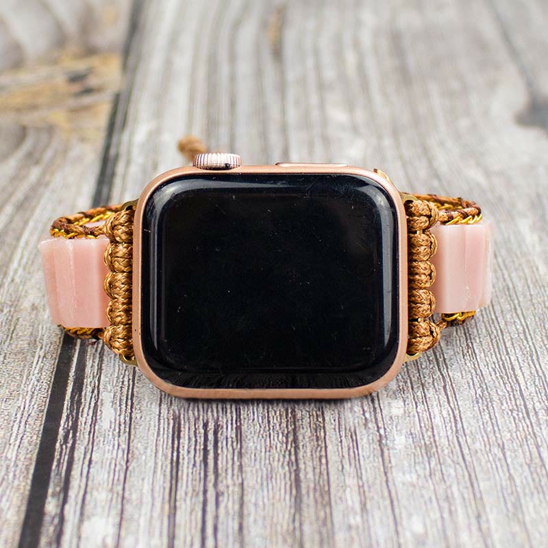 Olivenorma Pink Opal Armband Boho Stein Armband