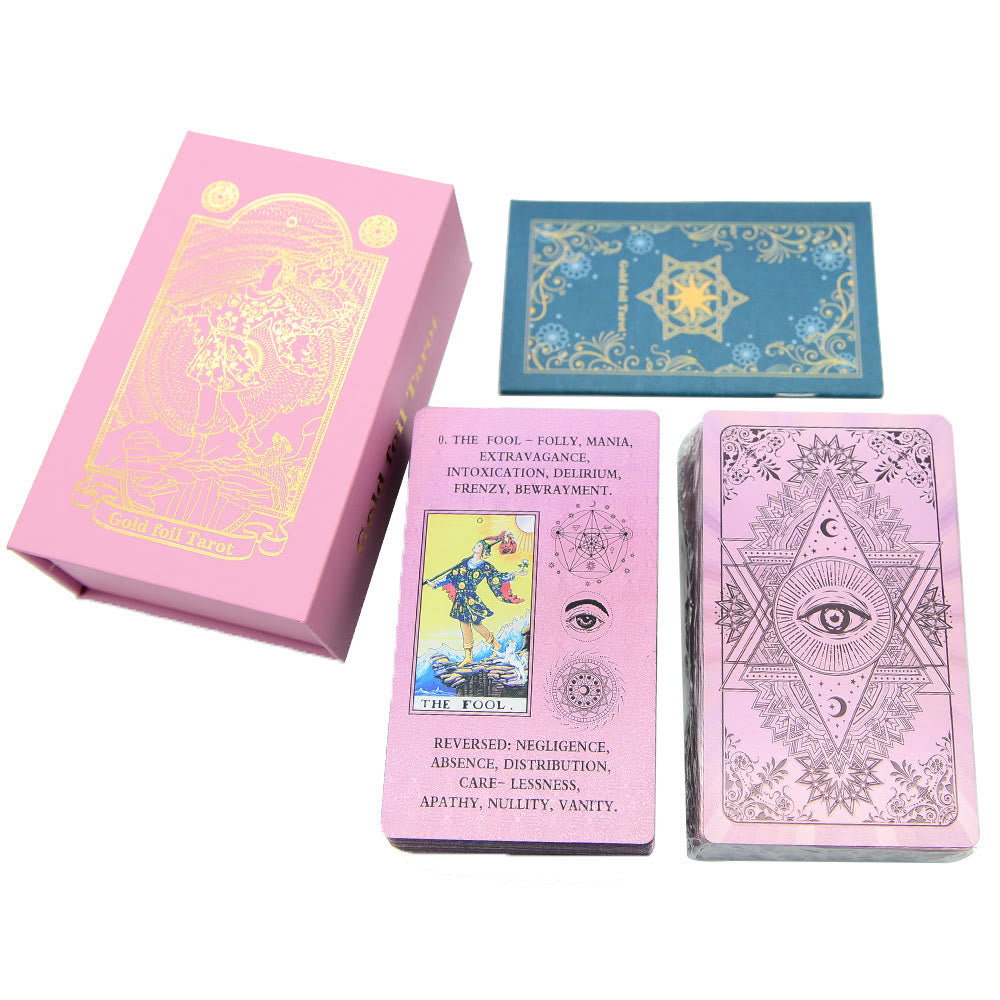 Olivenorma Böser Blick - Rosa Augen Tarotkartendeck