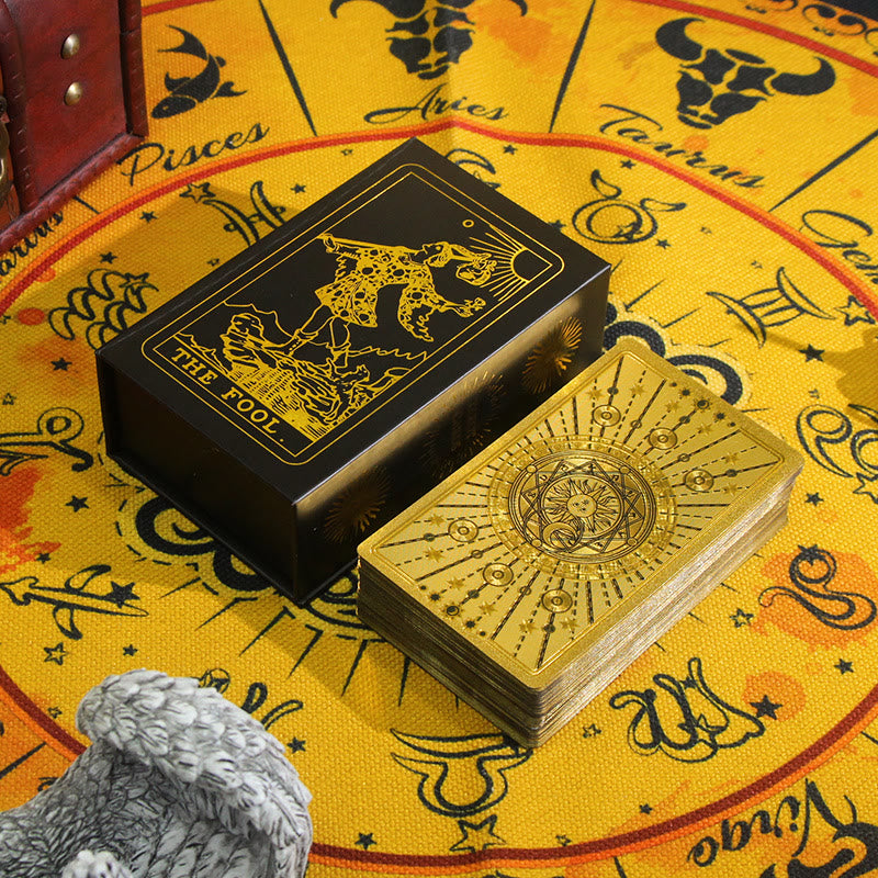 Olivenorma 80ps "Der Narr" Waite Sun Moon Tarot Karten