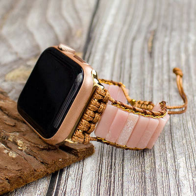 Olivenorma Pink Opal Armband Boho Stein Armband