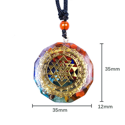 Olivenorma Chakra Healing Orgone Halsketten 