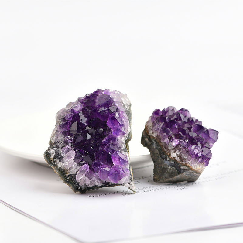 Olivenorma Amethyst Heilungsdekoration 