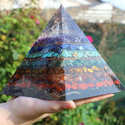 Olivenorma Natural Chakra Friedliche Orgon-Pyramide