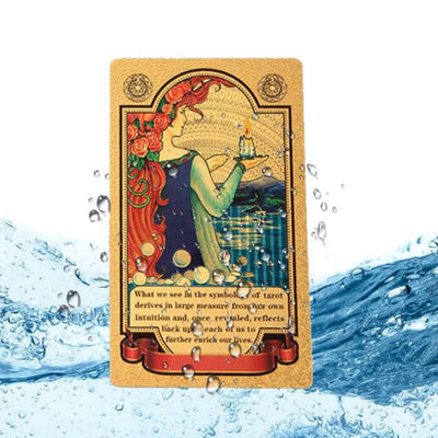 Olivenorma Premium Luxus Holographische Wahrsage-Tarotkarten