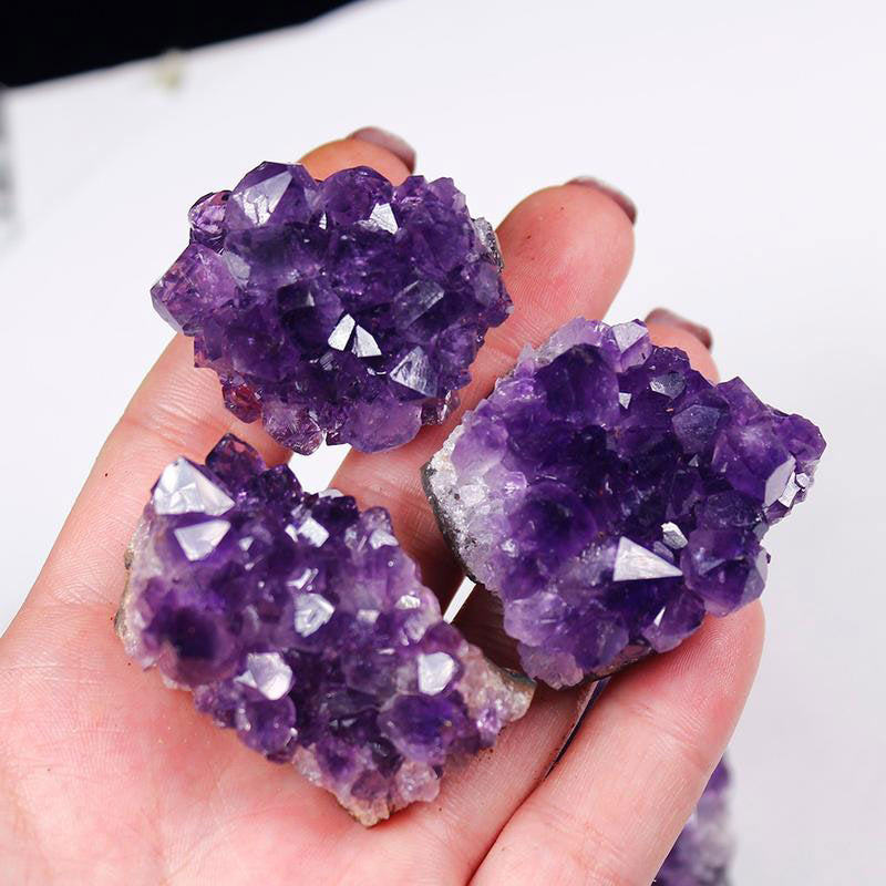 Olivenorma Amethyst Heilungsdekoration 