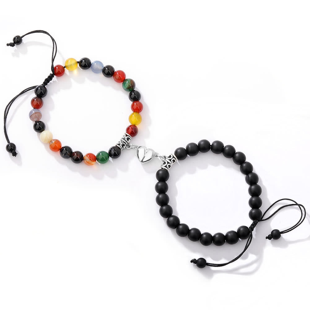 Olivenorma 2-teiliges Magnet-Anziehungs-Armband-Set für Paare