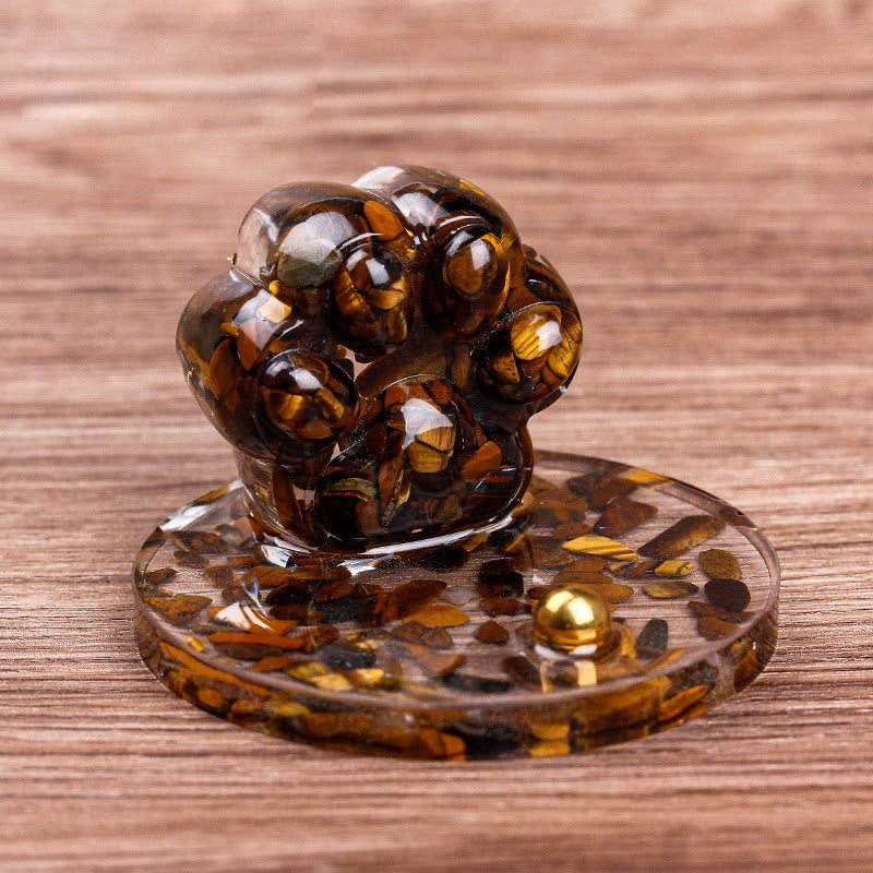 Olivenorma Naturstein Epoxy Katzenklaue Handyhalter - image 26