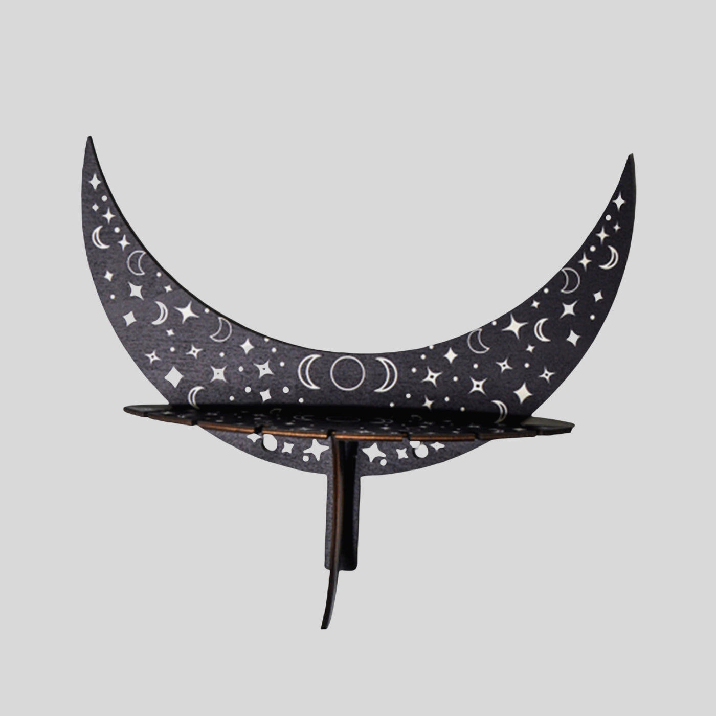 Olivenorma Crescent Wooden Witch Crystalregal - image 2