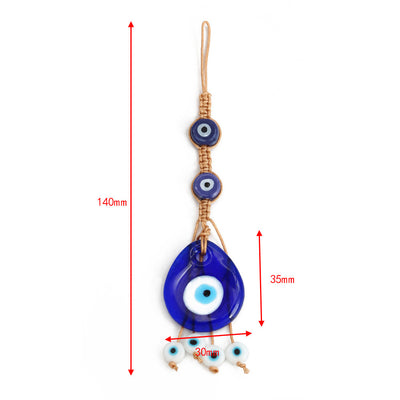 Olivenorma Blauer Glas-Evil Eye Autohänger Ornament