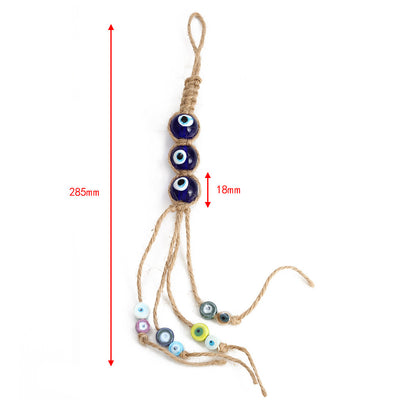 Olivenorma Blauer Glas-Evil Eye Autohänger Ornament