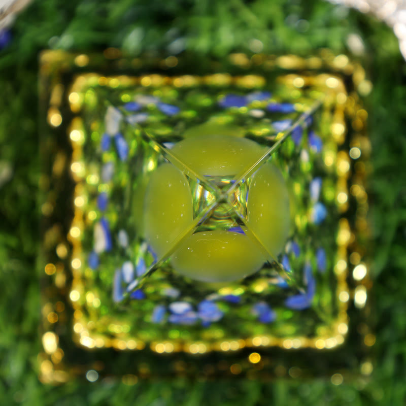 Peridot Lapislazuli Pilz Orgon Pyramide