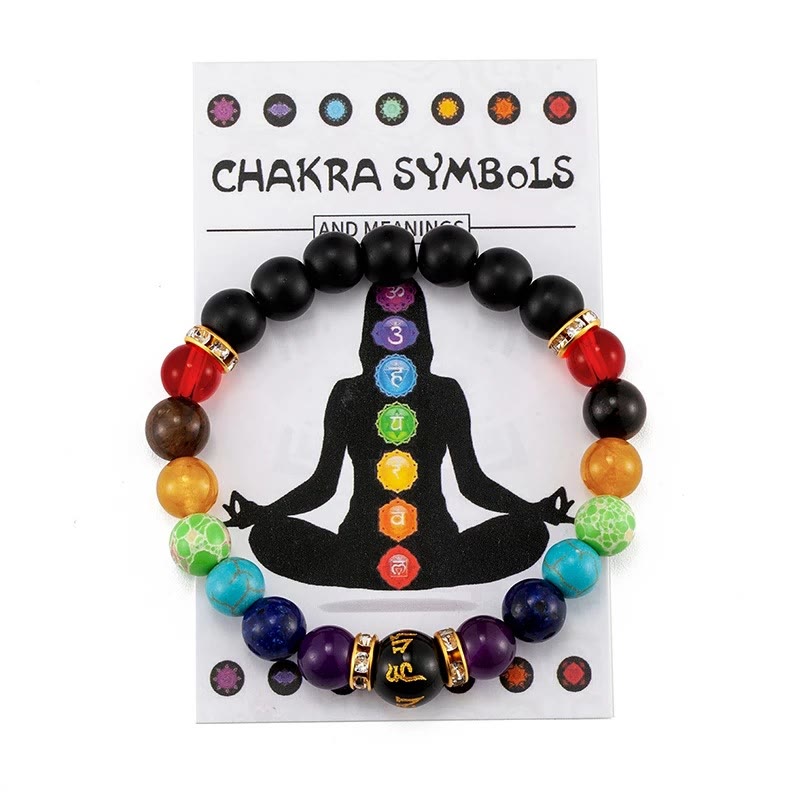 Olivenorma Angstlinderung Natürlicher Kristall Heilender Chakra Armband 