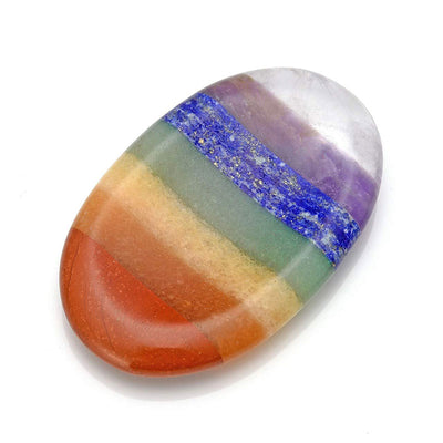 Olivenorma Chakra Regenbogen Daumen Sorgenstein