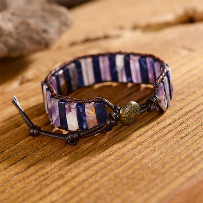 Amethyst-Lapislazuli-Armband 