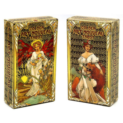 Olivenorma Goldenes Jugendstil Tarot Deck Karten