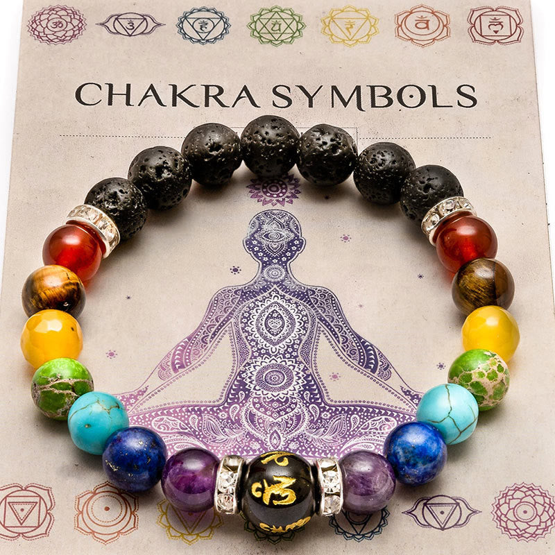 Olivenorma Angstlinderung Natürlicher Kristall Heilender Chakra Armband 