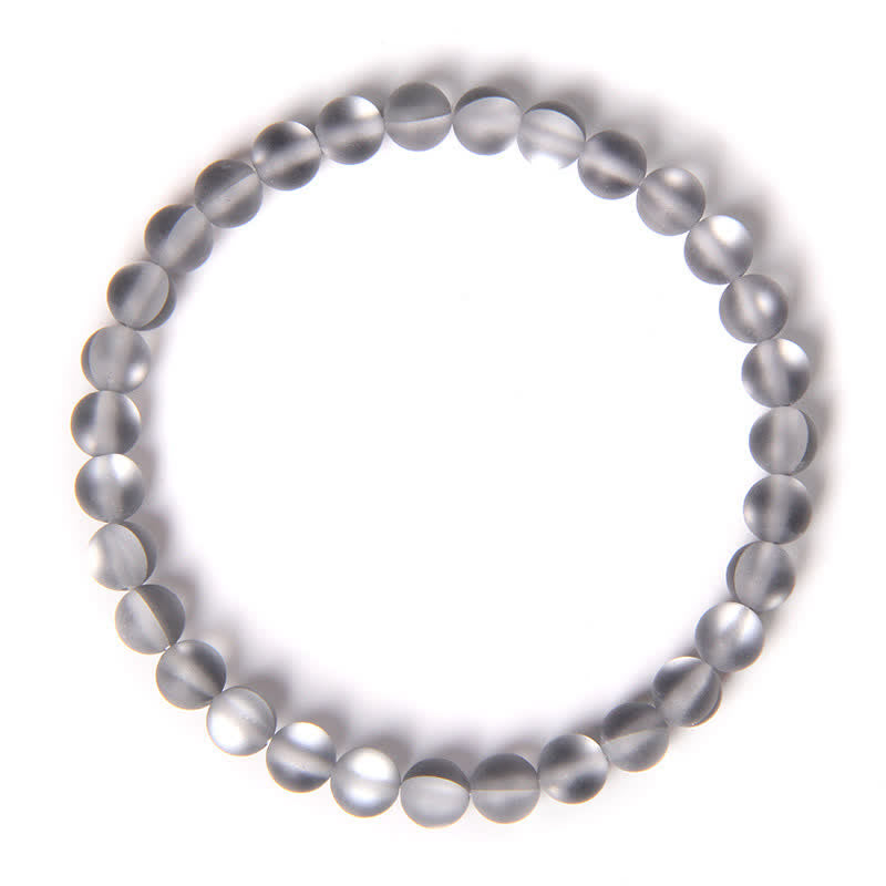 Olivenorma 6mm Mehrfarbiges Meerjungfrauen-Glasperlenarmband 6mm