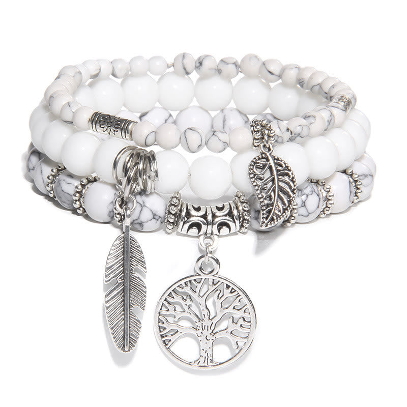 Olivenorma "Nature's Healing Moments" Lebensbaum 3-teiliges Armband-Set 