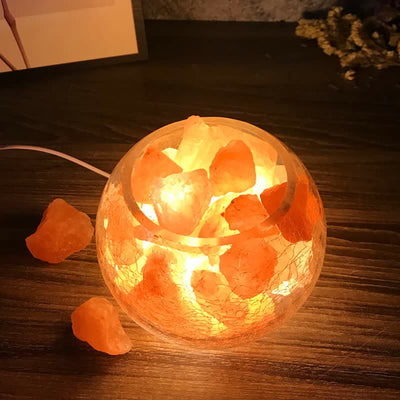 Olivenorma Kreative Eiskracken-Glas-Tank Himalaya-Pink-Salzlampen