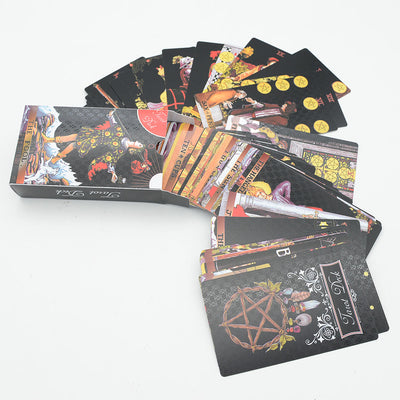 Olivenorma Schwarzes Dreieck böse Auge Tarot Deck Karten