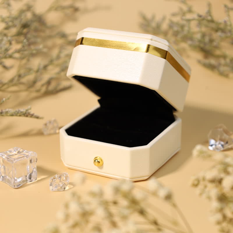 Luxuriöse Ring-Geschenkbox