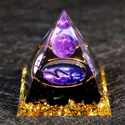 Olivenorma Amethyst Kugel Obsidian Kies Zodiac Steinbock Orgon Pyramide 