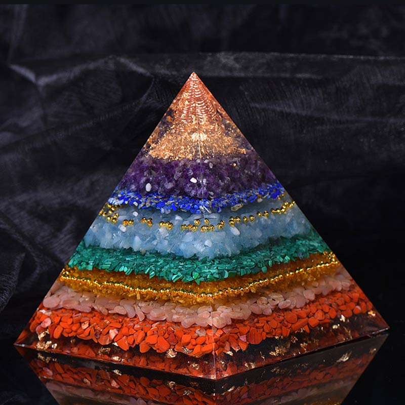 Olivenorma Natürliche Chakra Balance Orgon Pyramide 