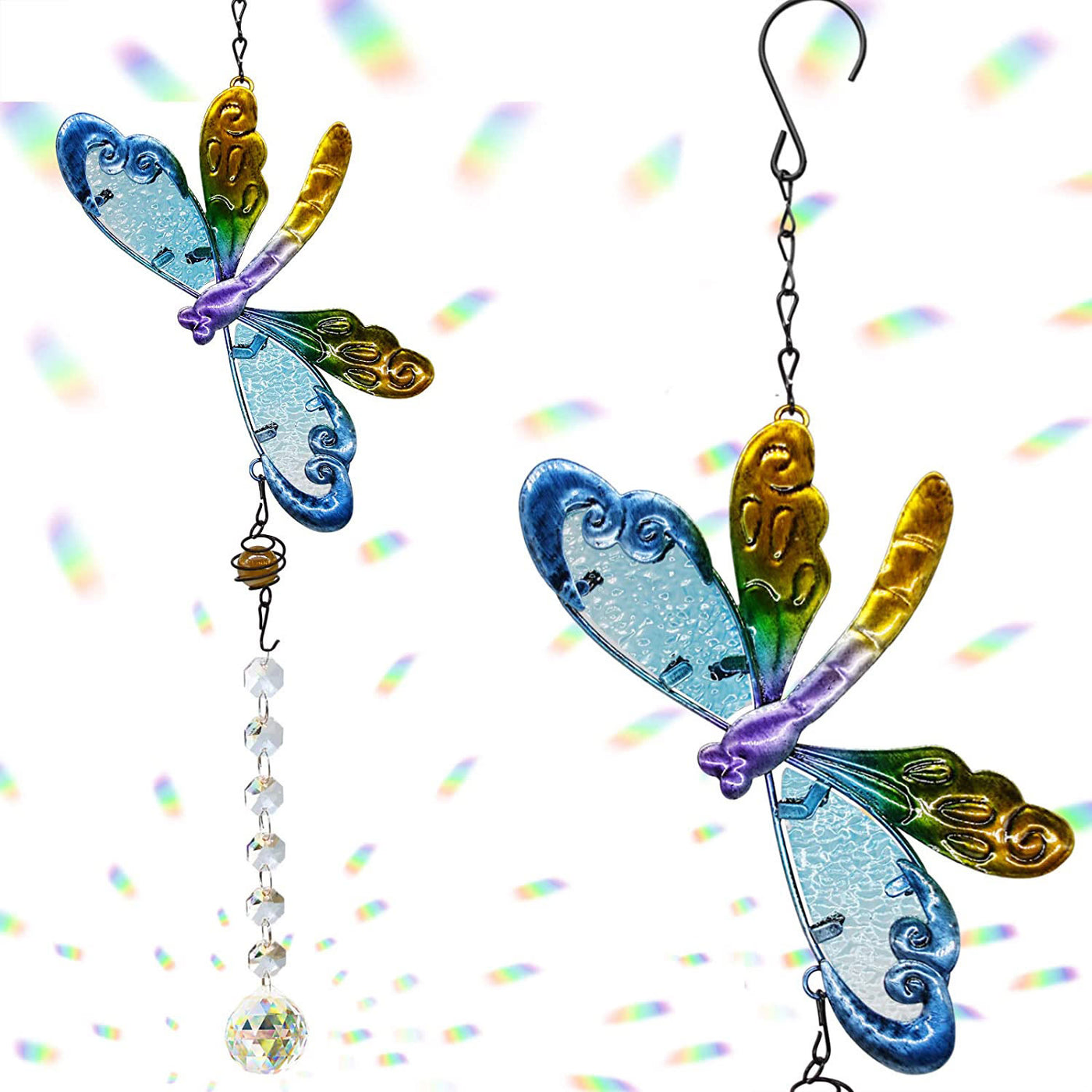 Olivenorma Angel Aura Quarz Schmetterling Libelle Windspiel 