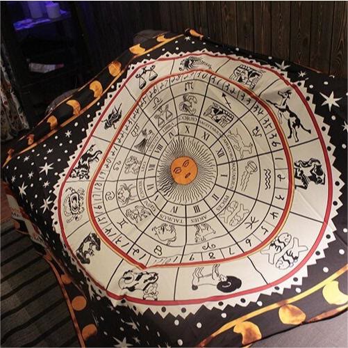 Olivenorma Tarot Tischdecke Hexe Polyester Wandteppich