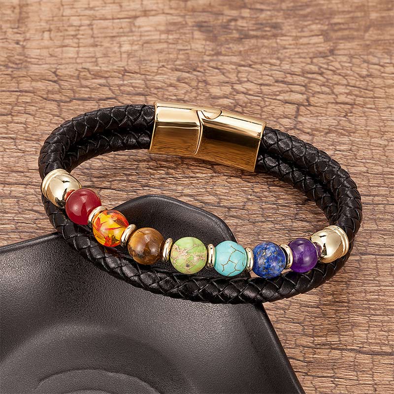 Armband mit natürlichen Kristallchakrabalance