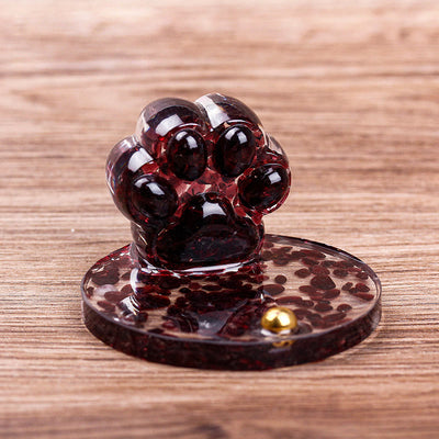 Olivenorma Naturstein Epoxy Katzenklaue Handyhalter - image 39
