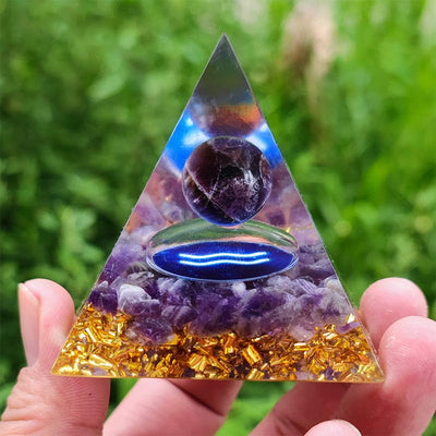 Olivenorma Amethyst Wassermann Sternzeichen Orgon Pyramide