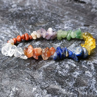 Chakra-Heilanhänger Armband Kristallset 