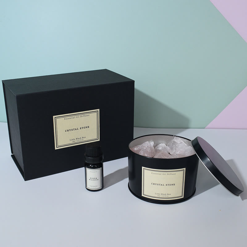 Olivenorma Diffusor-Stein Ätherisches Öl Kristall-Aromatherapie Geschenkbox 