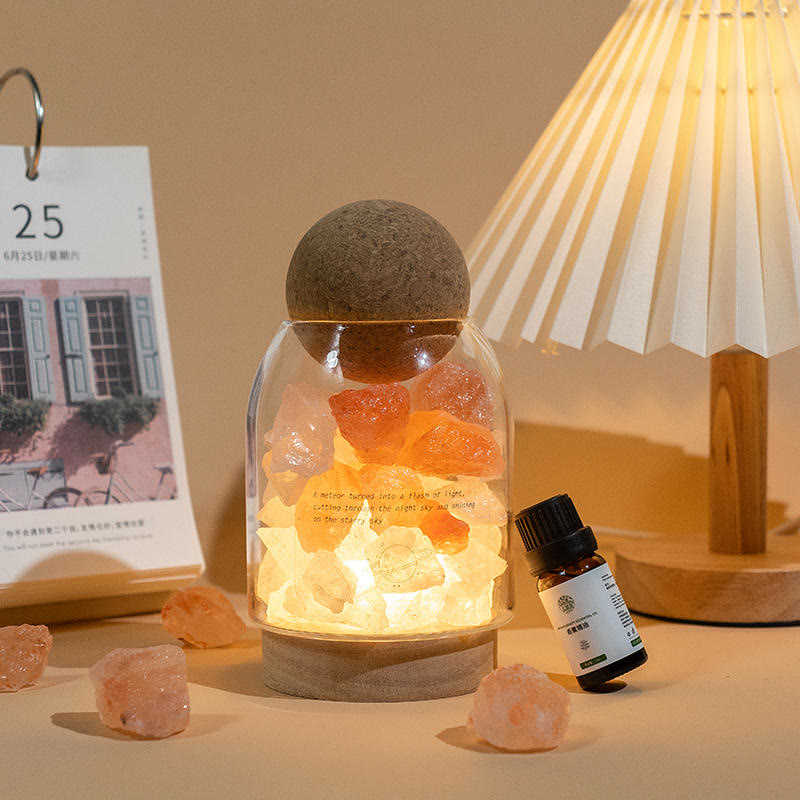 (Räumungsverkauf 30% RABATT / CODE: OFF30) - Olivenorma Diffuser Flammenlose Ätherische Öl Kristall Aromatherapie Lampe