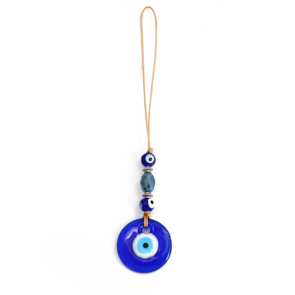 Olivenorma Blauer Glas-Evil Eye Autohänger Ornament